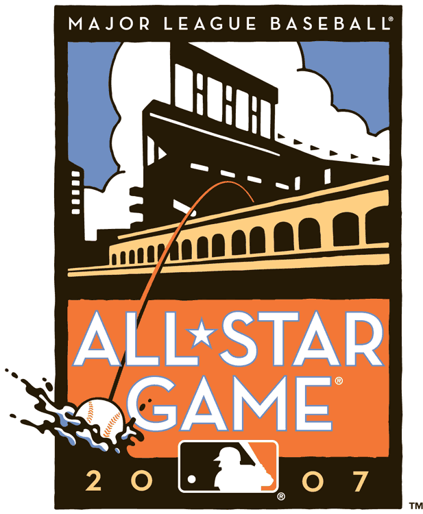 MLB All-Star Game 2007 Primary Logo iron on transfers for T-shirts